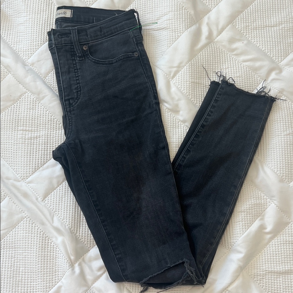 Madewell Charcoal Gray Denim Jeans